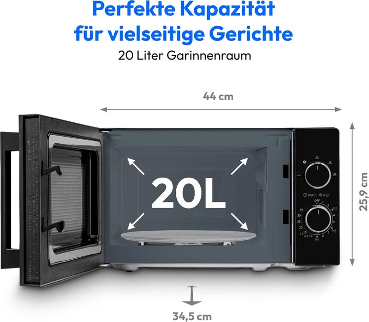 Actual product image Medion LIFE® Mikrowelle MD12011 (20 l)