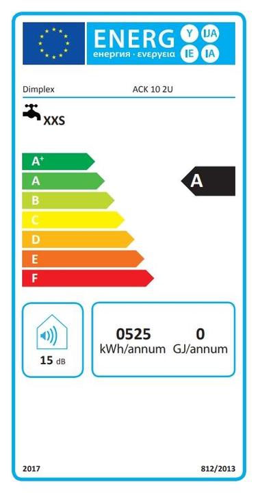 Energie-Label Dimplex Kleinspeicher