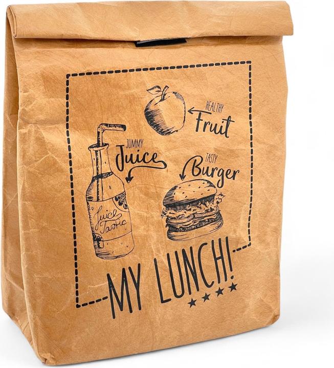 Produktbild Only-Bags.Store Eine Lunchbag, isoliert kalt oder warm, Kühltasche mit Klettverschluss