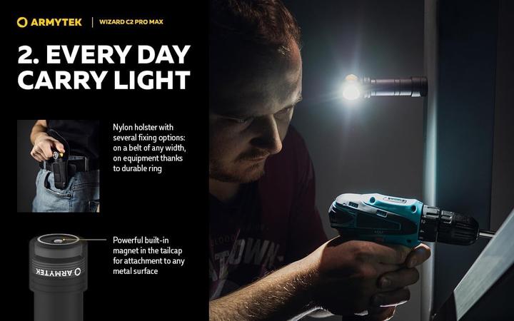Produktbild ArmyTek Wizard C2 Pro Max (12.15 cm, 4000 lm)