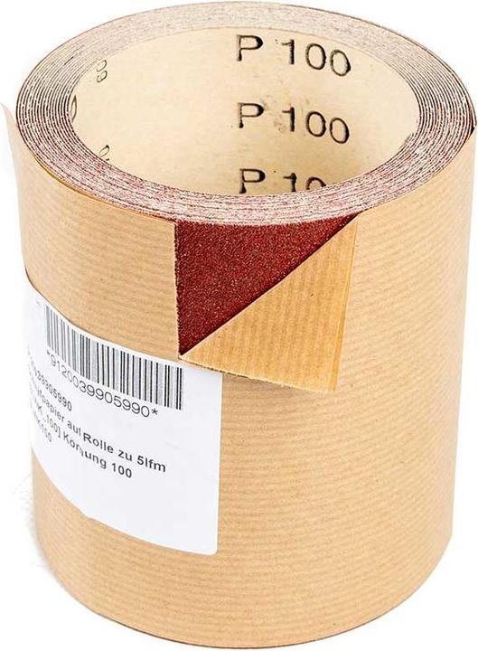Actual product image Holzmann sanding roll 5m graining: 100 (K100)
