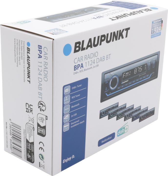 Productafbeelding Blaupunkt BPA 1124 DAB BT autoradio