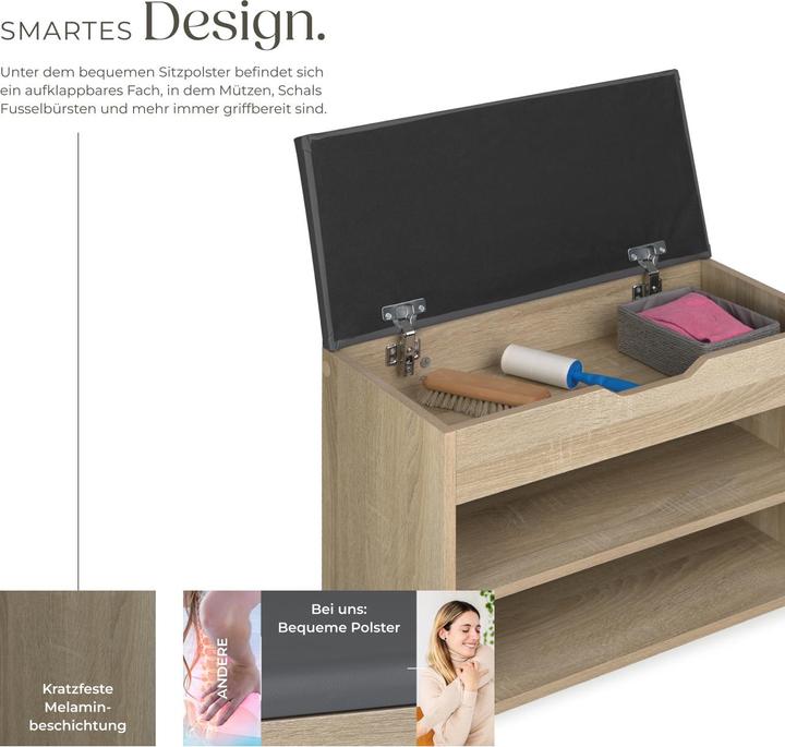 Immagine prodotto tectake Phil (60 x 30 x 43,5 cm)