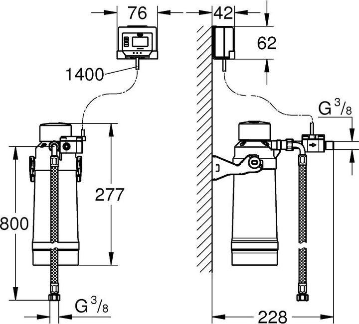 Actual product image Grohe BLUE Ultrasafe filter starter set