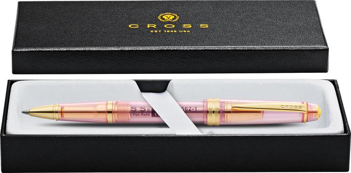 Immagine prodotto Cross Rollerball Bailey light Transluzent pink Saphire mit goldenen Applikationen (zaffiro rosa)