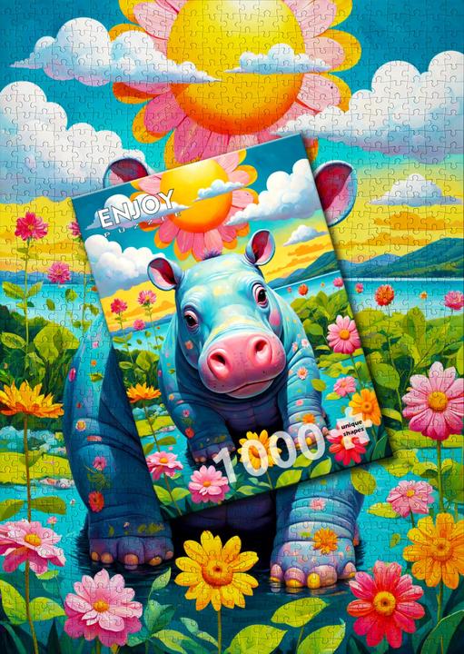 Produktbild Enjoy Puzzle Puzzle 1000 Teile - Sunny Hippo (1000 Teile)