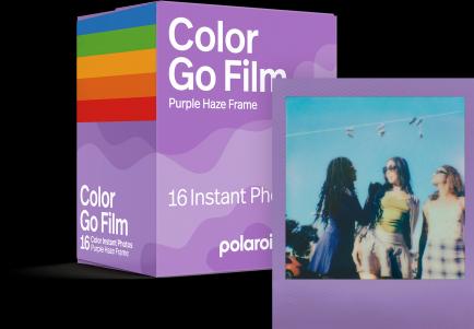 Actual product image Polaroid Color Film Go Purple Haze Frame Double Pack (Polaroid Go)