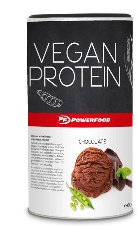 Image du produit Powerfood Protéines végétaliennes (Chocolat, 1 pcs, 600 g)
