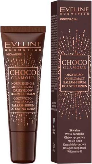 Eveline Choco Glamour Nourishing And Moisturising Lip Balm-Serum Day 12Ml (Lip cream, 12 ml)
