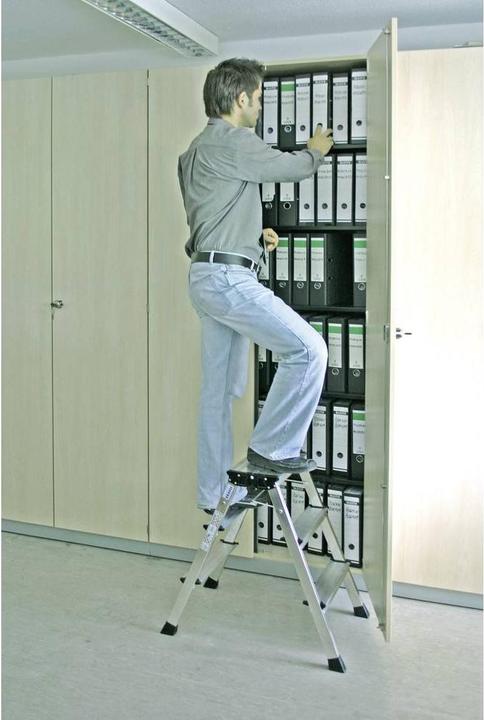 Immagine prodotto Krause Doppio passo pieghevole in alluminio kl (Gradino pieghevole, 75 cm)