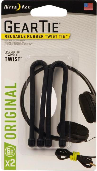 Image du produit Nite Ize GearTie 6" (2 pcs)