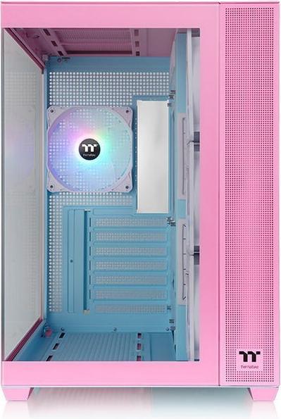 Produktbild Thermaltake View 380 TG ARGB (rosa, Tempered Glass x 2) (mATX, Mini-ITX, ATX)