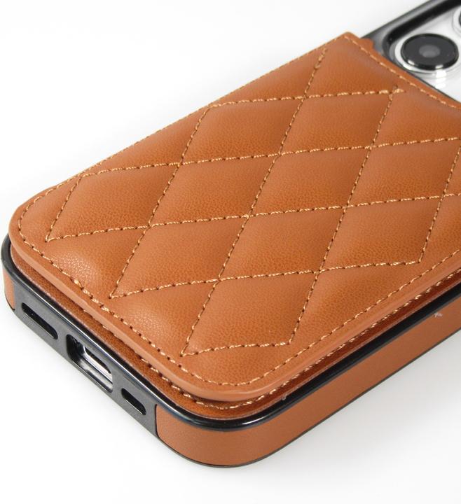 Produktbild PhoneLook Hülle Silikon case mit Oberfläche und aufklappbarem Portemonnaie (Apple iPhone 15 Pro)