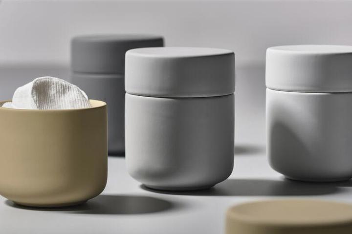 Image du produit Zone Denmark Boîte de rangement Ume gris clair (8.30 cm, 1.17 l, 1x)