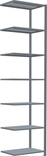 Produktbild Schulte Lagertechnik Stecksystem Anbauregal MULTIplus250 mit Kreuzstrebe