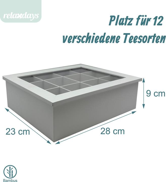 Produktbild Relaxdays Teebox