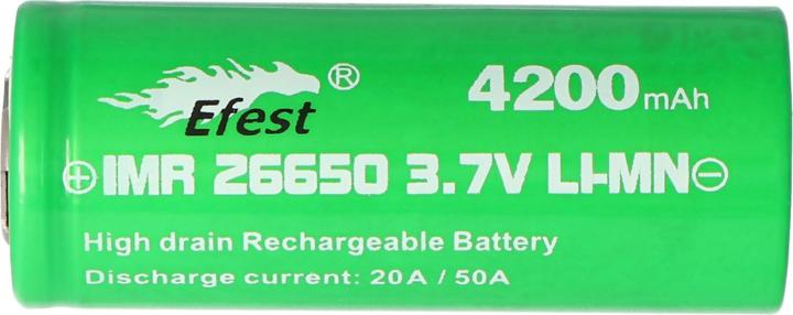 Produktbild Efest Akku IMR26650 High Drain max. 50A (26650, 4200 mAh)
