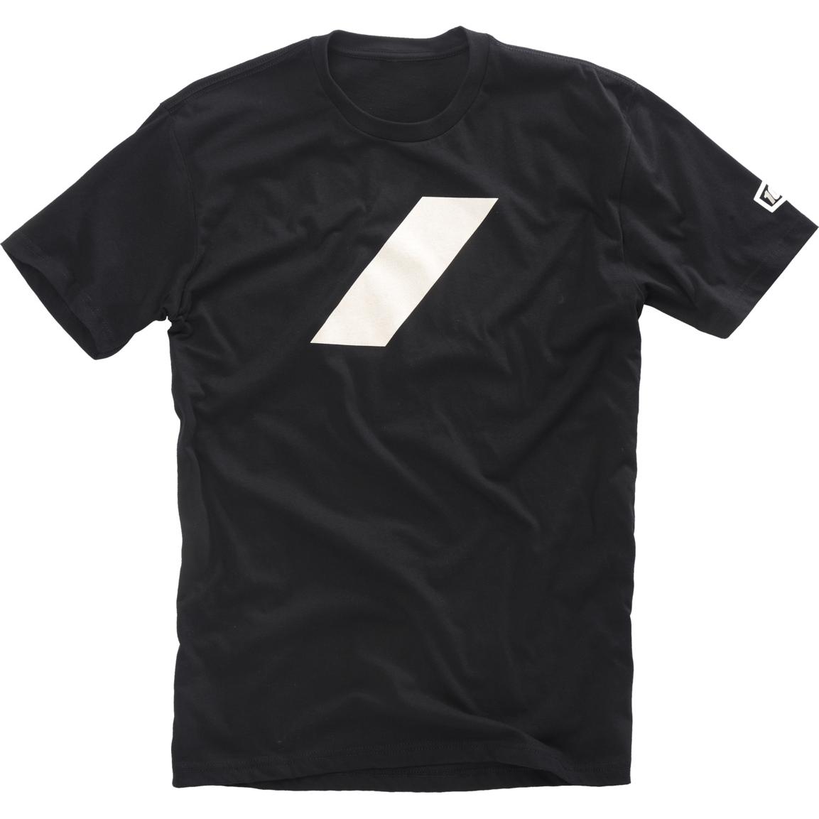 Thumbnail - 100%, Herren, Shirt, T-Shirt Bar, Schwarz, (S)