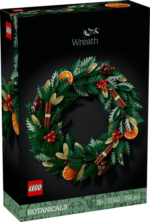 Image du produit LEGO Couronne de Noël (10340, LEGO Icons)