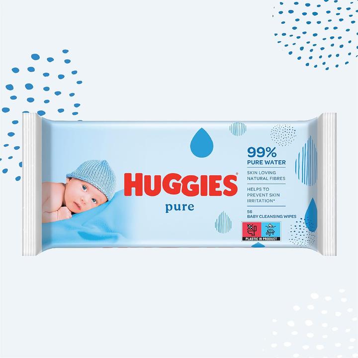 Image du produit Huggies Feuchttücher Pure Baby (10er Pack, 560 Stück) (10 x 56 pcs)