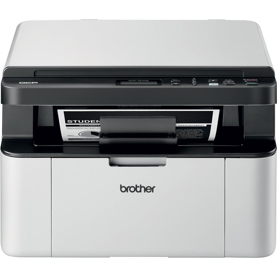 Brother DCP-1610W (Laser, Schwarz-Weiss), Drucker, Schwarz, Grau