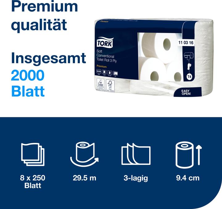 Actual product image Tork Premium (8 pcs.)