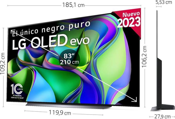Produktbild LG OLED83C34LA (83", C3, OLED, 4K, 2023)