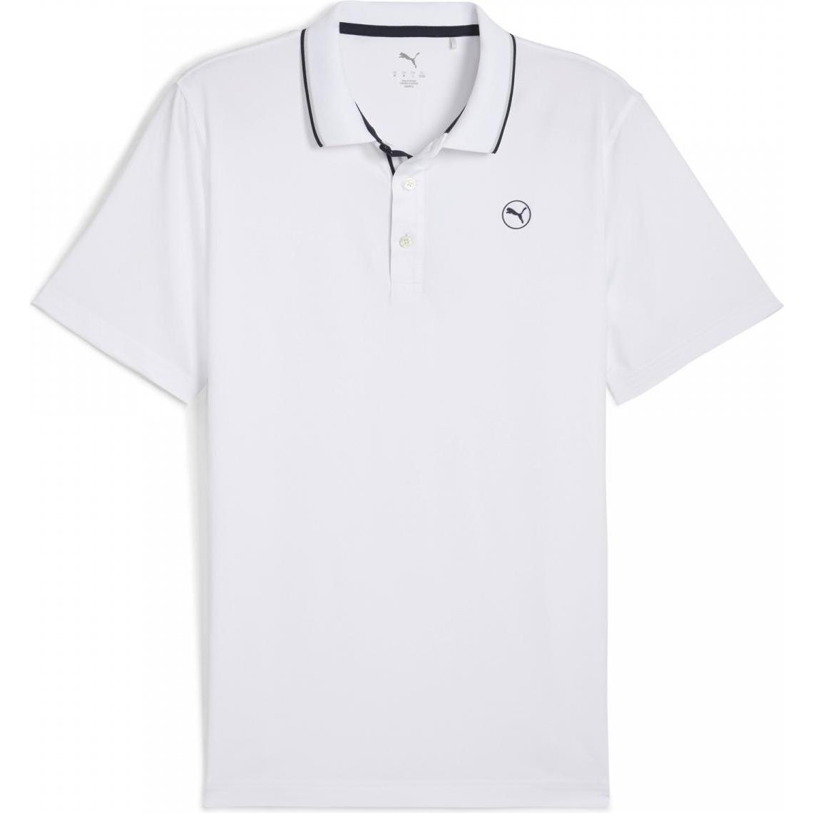 Puma, Herren, Shirt, Mattr Elevated Solid Polo - LC, Blau, (3XL)