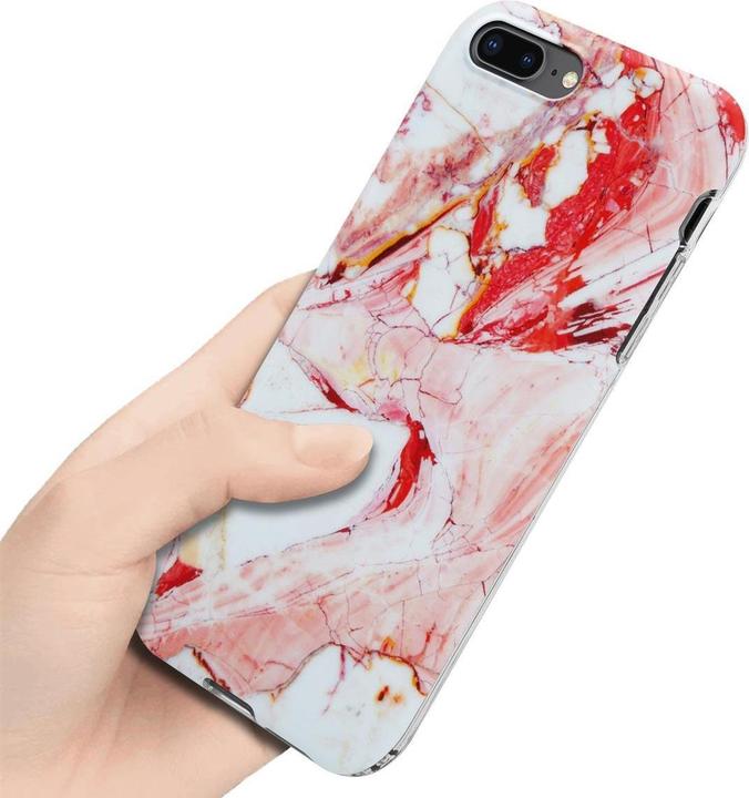 Actual product image Cadorabo IMD TPU Colorful Marble Cover (Apple iPhone 7 Plus, Apple iPhone 7s Plus)