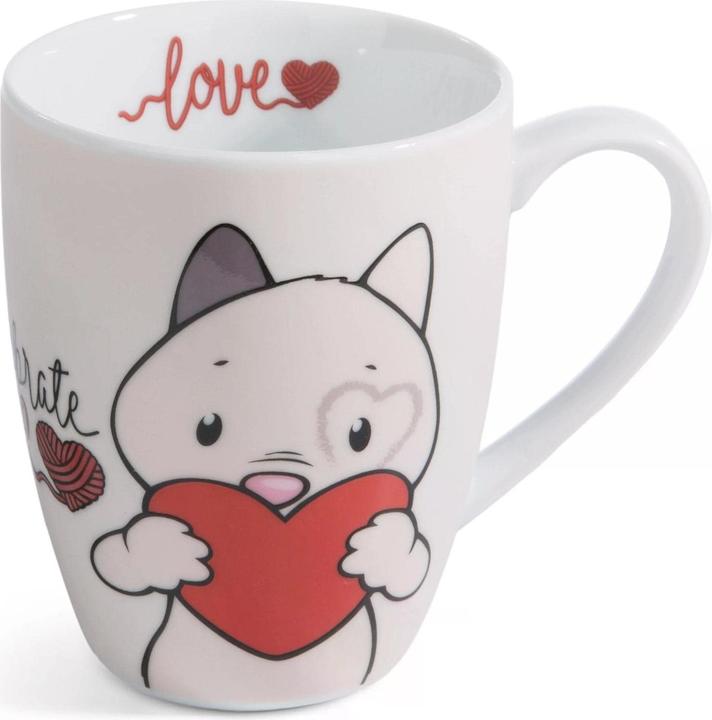 Immagine prodotto NICI Tazza gatto Celebrate Love 310ml bianco (310 ml, 1 x)
