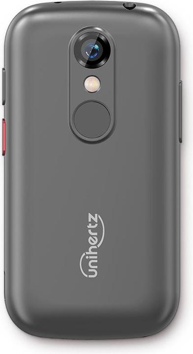 Immagine prodotto Unihertz Gelatina 2E -puhelin, 64/4 Gt, hopea (64 GB, Argento, 3", 4G)