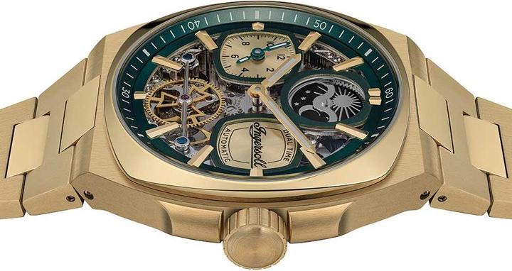 Image du produit Ingersoll 1892 L'esprit (Horloge à phases de la lune, Montre analogique, 47 mm)