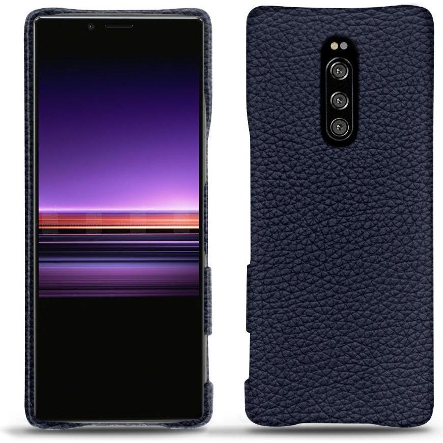 Noreve Lederschutzhülle (Sony Xperia 1), Smartphone Hülle, Violett