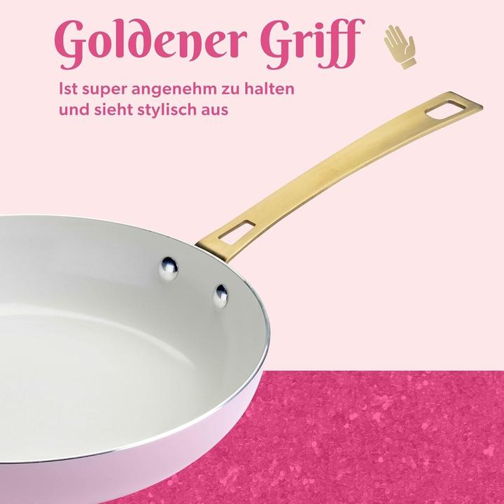 Produktbild Fackelmann 10-teiliges Kochgeschirr-Set mit Antihaftbeschichtung für Induktion und Spülmaschine (Pfannenset + Topfset, Aluminium)