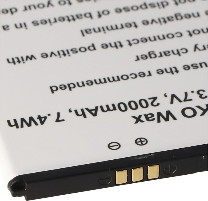 Actual product image Wiko Battery Max, WAX Battery L5503AE