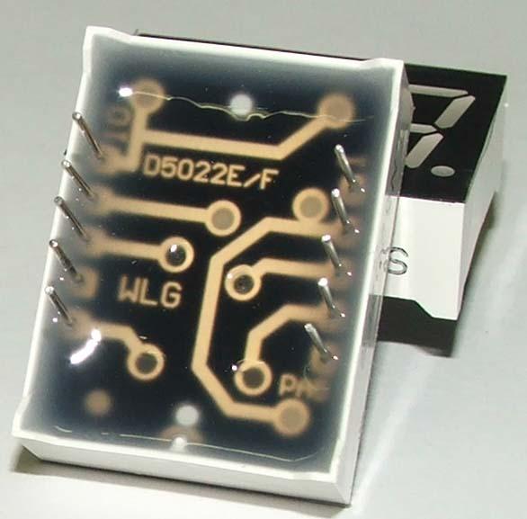 Image du produit OEM Affichage à 7 segments Com. rouge Anode 2 caractères 12.7mm (Kit électronique)