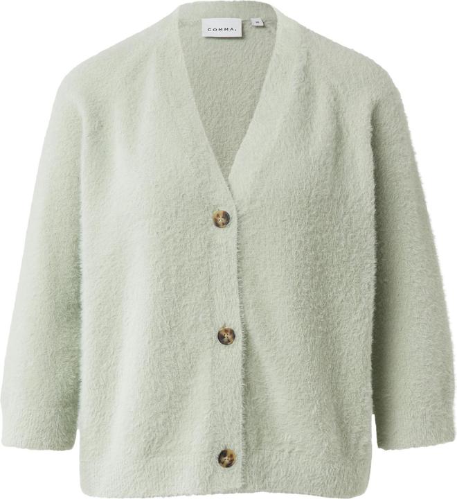 Produktbild Comma Strickjacke Haariger Strickcardigan auf Baumwollbasis mit 3/4 Arm (48)
