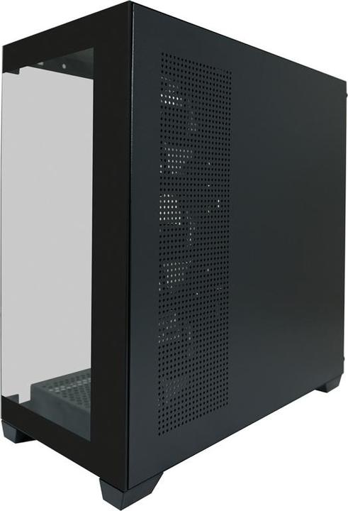 Produktbild LC-Power Geh?use MidiTower 715B black USB3.2/Audio,o.Netzteil,SEAMLESS X (Mini-ITX, ATX, mATX)