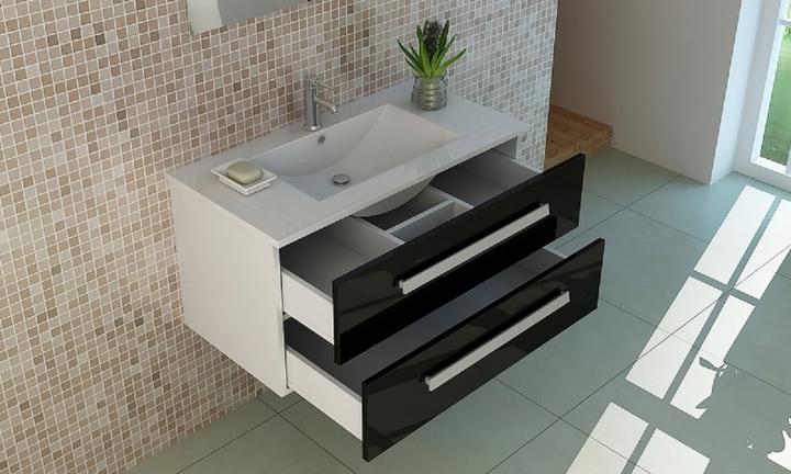Actual product image Jet-Line Bathroom set LOCARNO black
