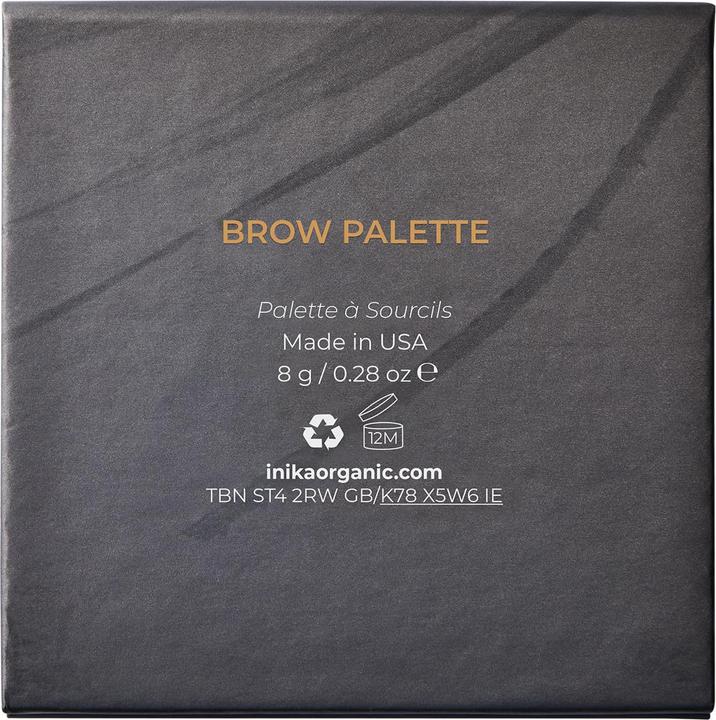 Actual product image Inika Organic Brow Palette (Brown)