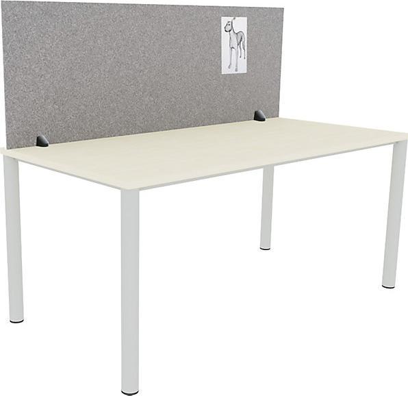 Produktbild smiT Tischtrennwand für Einzelarbeitsplatz