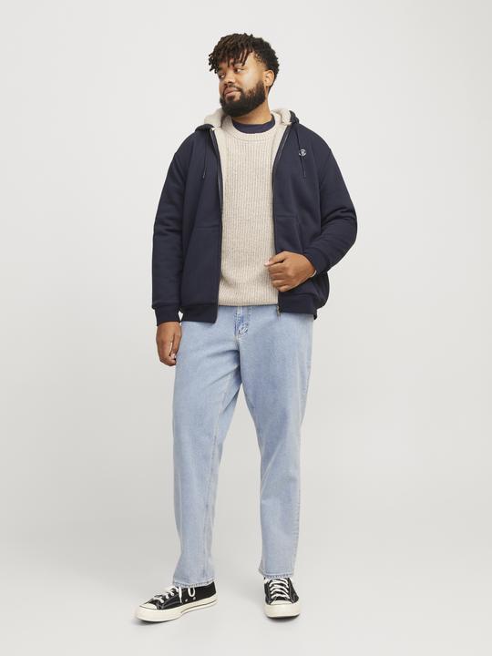 Produktbild Jack & Jones Plus Einfarbig Kapuzenjacke Kapuzenjacke (6XL)