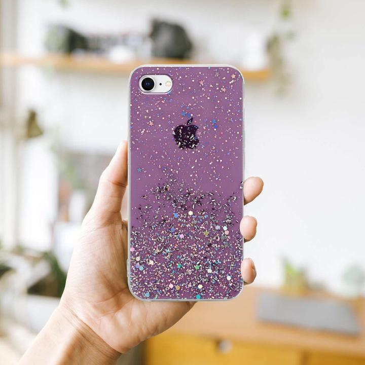 Immagine prodotto Cadorabo Copertura in TPU scintillante (Apple iPhone 7, Apple iPhone SE (seconda generazione))