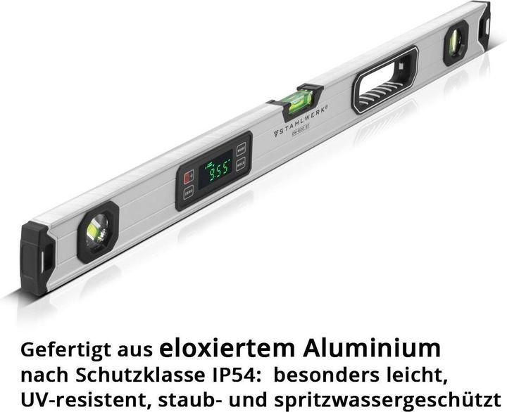 Actual product image Stahlwerk Digital spirit level DW-800 ST made of aluminium with 800 mm length (80 cm)