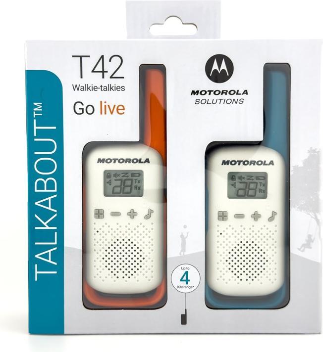 Actual product image Motorola Radiotelefon T42 Gummy Twin Pack (4 km)