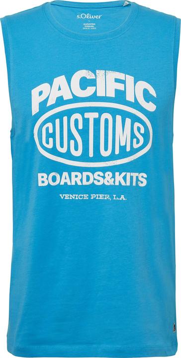 S.Oliver T-Shirt Tanktop aus Baumwollle mit Frontprint (XL)