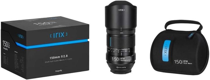 Actual product image Irix 150mm f/2.8 Macro Dragonfly (Nikon F, full size)