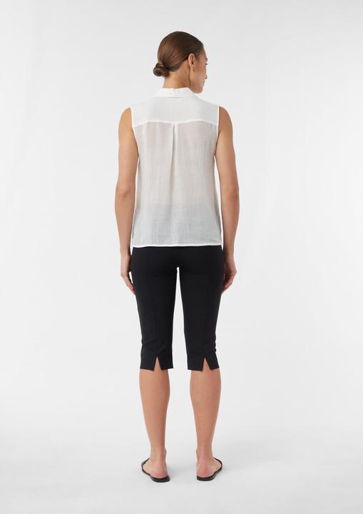 Immagine prodotto Comma Bluse Ärmellose Ramie-Bluse mit aufgesetzten Taschen (46)
