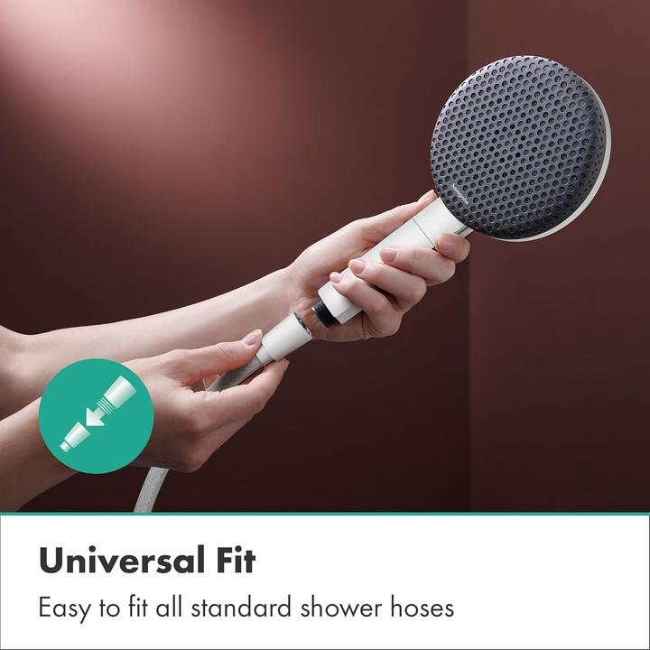 Actual product image hansgrohe Raindance Alive Select S Water-Saving Showerhead with EcoSmart, Anti-Limescale, and 3 Jets (3 Beam types, 7.10 l/min)