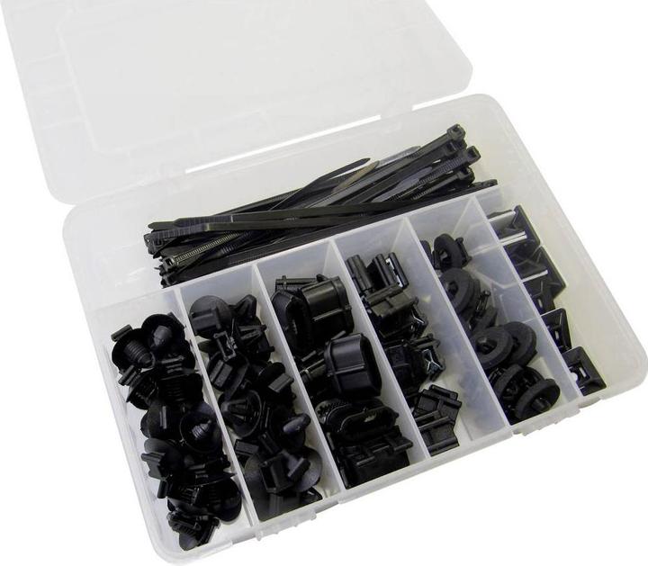 Actual product image WKK Cable holder assortment box 60245 132 parts (132 pcs.)